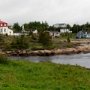 <p align=left> Baie-Johan-Beetz, avec la très photographiée maison du naturaliste belge.